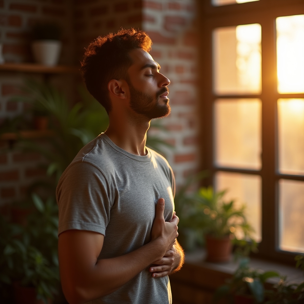 Exercițiu de respirație susținută pentru control vocal
